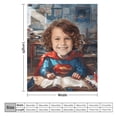 thumbnail image 2 of Kids Superhero Blanket Custom Blanket for Boys Personalized Super Hero Blanket with Photo and Name, 2 of 9
