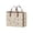 Beige-B, variant on Btomtd 40L Moving Bags with Reinforced Handles, Heavy Duty Clothes Storage Tote Organizer, Thickened Zipper Storage Bags for Space Saving, 20"D x 8.7"W x 14"H (Gray-A)