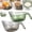 Type#B, variant on Glass Rice Washer Strainer Bowl with Handle, Fine Drain Holes for Quick Rinsing Rice, Fruit & Veggies
