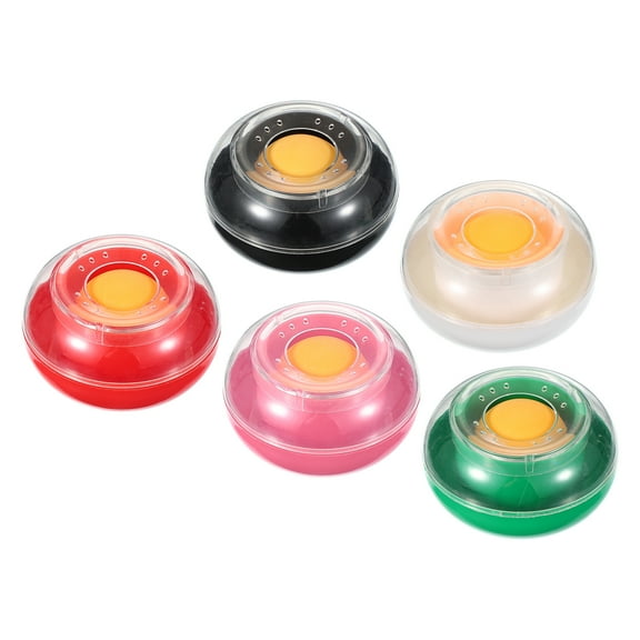 Uxcell Fingertip Moistener, 5Pcs 3 inch Non-Slip Finger Damper, 5 Colors