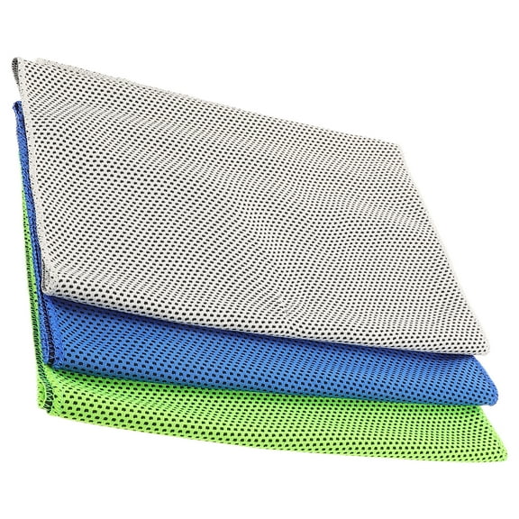 Outdoor Quick Dry Sports Towel 3 Pcs Gym Towels for Women Cooling Fitness Polyester