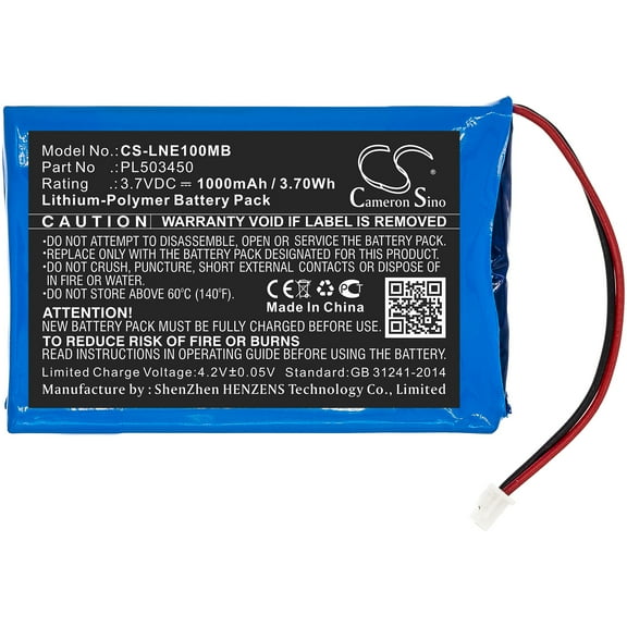 1000mAh Luvion PL503450 Battery for Grand Elite