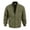 Army Green, variant on Men's Suede-Like Zip Up Jacket, Stand Collar Casual Lightweight Coat with Pockets, Elastic Cuffs for Spring Fall,XXXL,Royal Blue