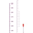 thumbnail image 1 of Unique Bargains Tableau de Croissance 200cm Hauteur Métrique Règle Décoration Murale avec Marqueur, Violet Profond, 1 of 6