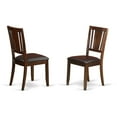 thumbnail image 2 of East West Furniture Milan 6-piece Wood Dining Set with Bench in Mahogany, 2 of 3
