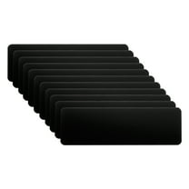 Uxcell 3x1 Inch Anodized Aluminum Sheet Metal, Laser Plates Engraving Blanks 1MM Thin for Crafting DIY, Black 11 Pack