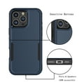 thumbnail image 4 of For iPhone 16 Pro 5G Case ,Sturdy Phone Case for iPhone 16 Pro 5G 6.3 inch ,Tiflook Shockproof Protection Heavy Duty Armor Hard Plastic & Rubber Rugged Bumper 2-in-1 Case Cover ( Blue), 4 of 6