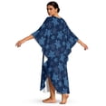 thumbnail image 3 of DISNIMO Sea Turtle Print Kaftan Dresses for Women V-Neck Batwing Sleeve Swimsuit Cover Up Plus Size Caftan Dress Beach Cover Up Loose Fit Bathing Suit Coverups, 3 of 7