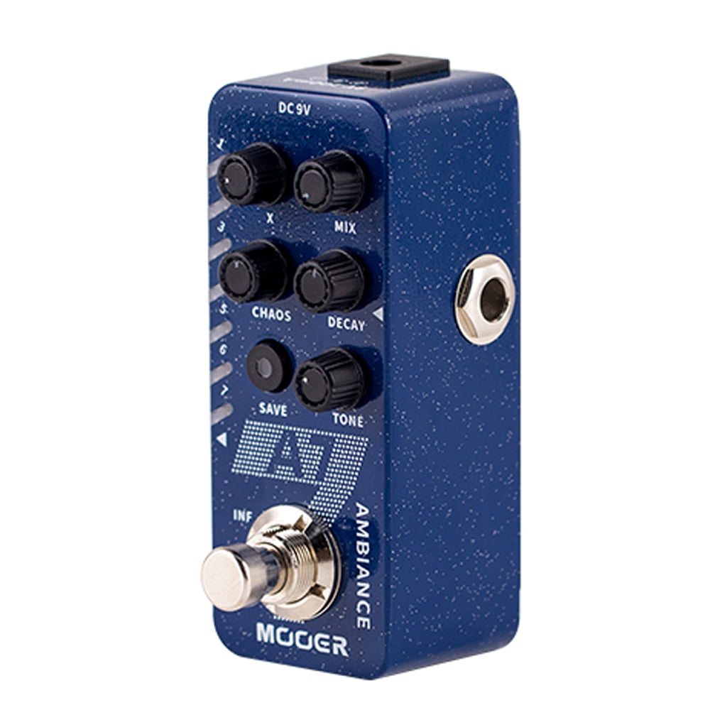MOOER A7 AMBIENT REVERB Guitar Effect Pedal 7 Reverb Effects Infinite  Sustain New Reverb WAY01
