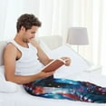 thumbnail image 7 of Fotbe Modern Colorful Eyes Men's Pajama Pants,Sleepwear Pants,Pj Bottoms Drawstring And Pockets-Small, 7 of 7