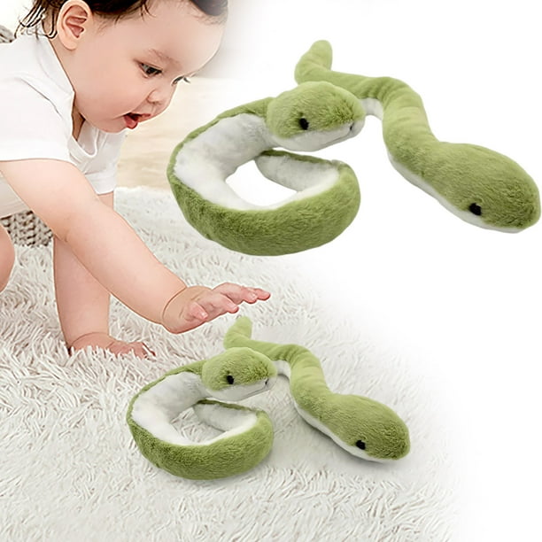 Juguete de serpiente para mascotas, juguete interactivo para mascotas, viene con juguetes lindos y suaves para mascotas, adecuado para mascotas, serpiente de peluche.