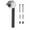 Black1, variant on WNFJR 6 Inches House Numbers for Outside Modern House Address Numbers Metal Floating Home Address Sign for Outdoor from 0-9