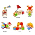 thumbnail image 2 of Children's Simulation Repair Tool Box Screwdriver Disassembly Toy Set Material: Wood, 2 of 8