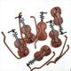 thumbnail image 5 of Accesorios Navideños con Forma de Violín con Vetas de Madera de Papá , Colgantes Pequeños, Decoraciones para Hacer Tú Mismo, 5 of 5