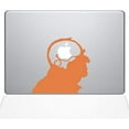 thumbnail image 1 of The Decal Guru Steampunk Apple Brain MacBook Decal Vinyl Sticker - 12" MacBook - Orange (1282-MAC-12M-P), 1 of 1