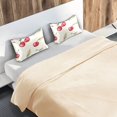 thumbnail image 5 of Yayeee Pillowcase Queen Size Set of 2 Satin Wrinkle Resistant Pillow Case, Red Cherry, 5 of 7