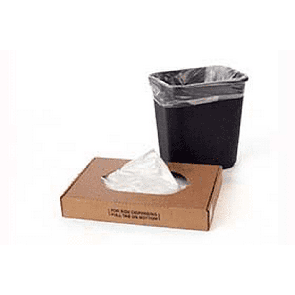 710 Gallon HighDensity Can Liners, 24" X 24", Clear Poly, 6 MIC, Flat