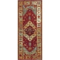 thumbnail image 3 of Unique Loom Outdoor Traditional Collection Area Rug - Vinatge (2' x 5' 1" Runner Red Green Blue/Ivory), 3 of 9
