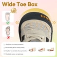 thumbnail image 4 of TARANIS Toddler Boys Girls Shoes, Breathable Mesh Non-Slip Sneakers, Closed Toe Baby First Walker Shoes , Apricot, 4 of 7