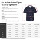 thumbnail image 5 of Balery Copper-Gold Gloss Outline Navy Dark Blue Camisas hawaianas de manga corta para hombre, camisas playeras de corte holgado, camisas de vacaciones con botones,XX-Large, 5 of 7