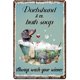 thumbnail image 1 of Letrero de hojalata con texto en inglés "Dog Dachshund & Co." Letrero de hojalata con texto en inglés "Always Wash Your Wiener" para decoración de pared del hogar, cocina, baño, cafetería, pub, 8 x, 1 of 7