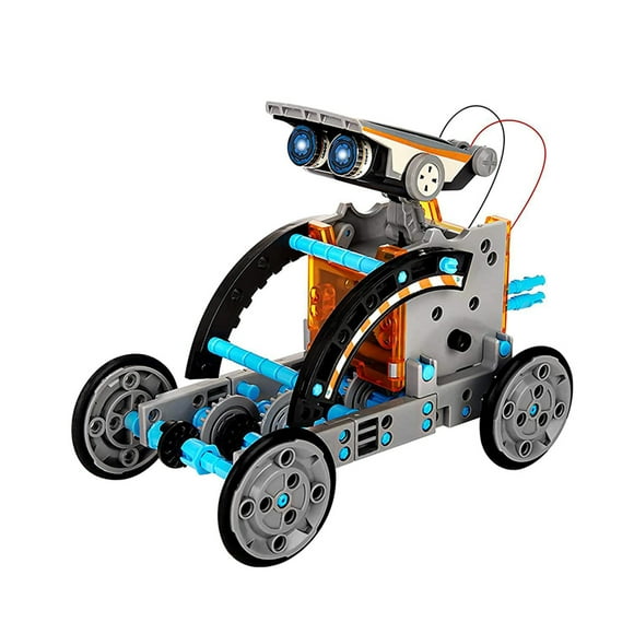 Amyove 13-en-1 Kit de Robot Solaire de la Science pour les Enfants Tige Dyy Blocs de Construction Solaires Jouets Éducatifs pour les Garçons Filles