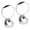 Silver, variant on Rupoun Motorcycle Handlebar Bar End Mirrors, Round Rearview Mirror Set Replacement for Vespa Sprint 50 150 Prima 50 150 GTS150 250 300 2013-2024, Black (5.12 inches / 13 cm)