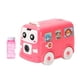 thumbnail image 2 of Fabricante automático de burbujas de autobús con luces y soplador de burbujas de sonido para juguetes novedosos regalos de cumpleaños actividades jueg Rosa Sunnimix maquina de BURBUJAS, 2 of 8