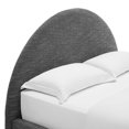 thumbnail image 6 of Platform Bed Frame, Full Size, Grey Gray, Fabric, Bedroom, Modern Contemporary HB36783, 6 of 9