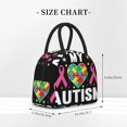 thumbnail image 2 of Disketp I Love My Autism Bolsa Térmica para Almuerzo, Lonchera con Abertura Amplia y Gran Capacidad, Organizador Reutilizable para Mujeres, Hombres y Adultos, 2 of 6