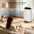 thumbnail image 4 of HUMSURE 14000 BTU Portable Air Conditioners 5-IN-1 Room Air Conditioning, Portable AC Unit with Remote Control, Cooling, Dry, Automatic, Sleep Mode, 4 of 9