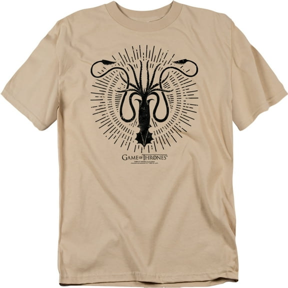 Game of Thrones T-Shirt Greyjoy Burst Sigil Unisex Graphic Tee For Men & Women