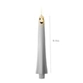 thumbnail image 4 of 2026 2PCS Halloween Ghost Themed Flameless Taper Candle with Remote Timer Battery-Operated White LED Candles with Spooky Ghost Faces, 4 of 7