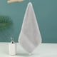 thumbnail image 4 of Toallas de manos de terciopelo de microfibra - Altamente absorbentes, de secado rápido - Toallas grises de 13,77x13,77 pulgadas para baño, gimnasio y viajes, 4 of 6