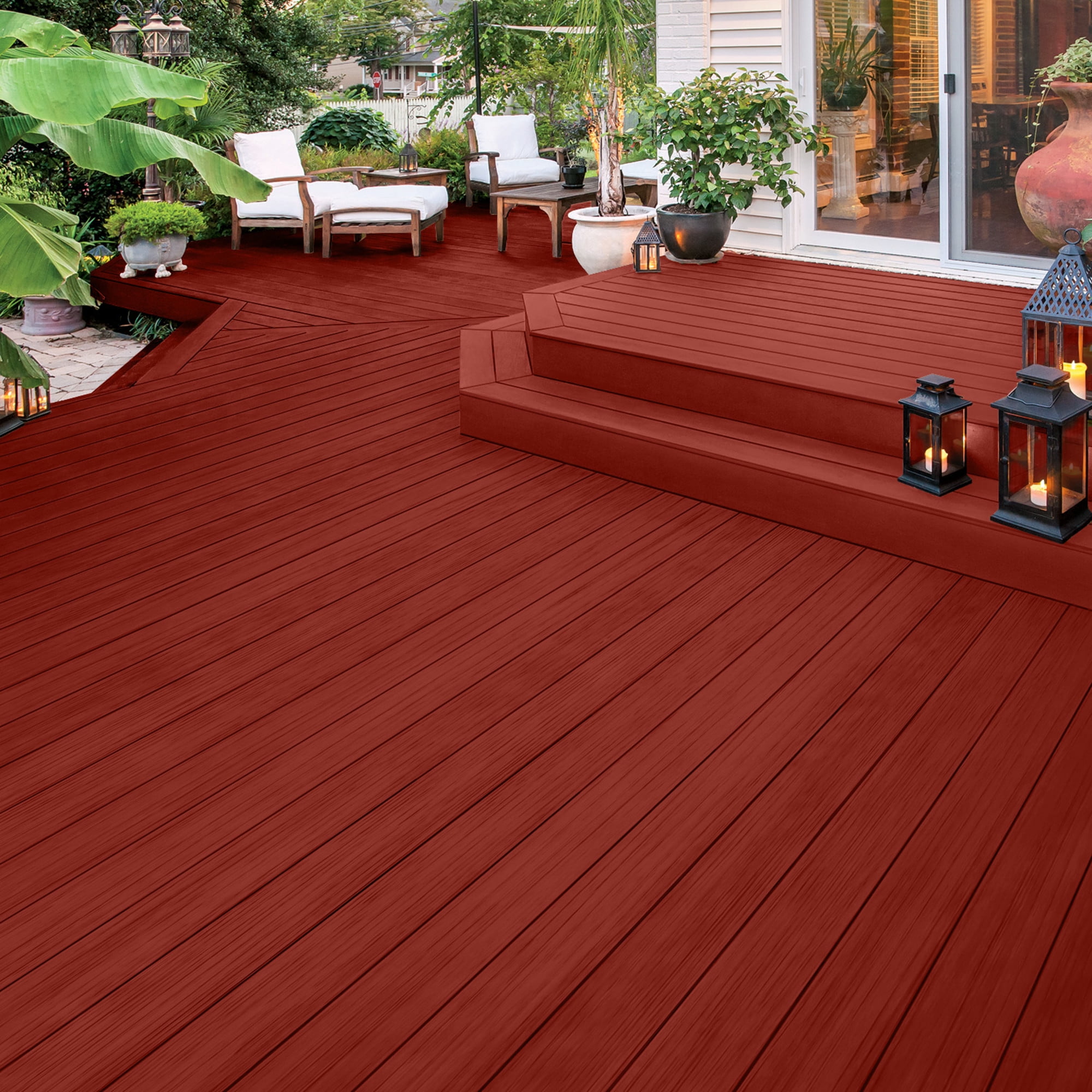 Olympic Maximum 5 Gallons SC-1020 Copper Henna Solid Color Exterior Stain and Sealer in One