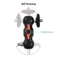 thumbnail image 3 of Andoer Articulating Friction Arm Monitor Mount with Double Ballhead Standard 1/4-inch Screw for Camera Monitor LED Light Microphone Video Rig, 3 of 7