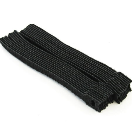 20 pcs Reusable 6 Inches Fastening Zip Cable Ties Straps Hook and Loop Adjuststable Securing Cord