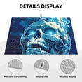 thumbnail image 3 of Bingfone Abstract Blue Skull ,18" x 24"Dish Drying Mat for Kitchen Counter,Ultra Absorbent Microfiber, 3 of 7