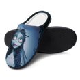 thumbnail image 4 of Corpse Bride Mens Cozy Memory Foam Slippers Slip On Warm House Shoes Indoor/Outdoor Scuff, 4 of 8