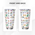 thumbnail image 3 of Easygdp Hello Summer Cat 20oz Stainless Steel Vacuum Insulated Double Wall Travel Tumbler, Durable Insulated Coffee Mug with Spillproof Lid-Without Straw, 3 of 8