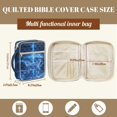 thumbnail image 7 of ZUXONGSY Deer Cross Print Bible Cover for Women Sturdy Bible Carrier Portable Carrying Book Case with Handle Journal Case for Christian, 7 of 7