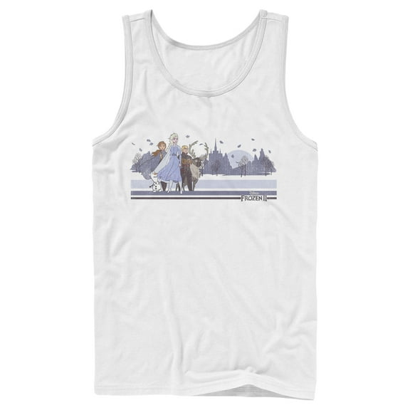 Men's Frozen 2 Winter Travelers  Tank Top White Small