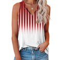 thumbnail image 2 of SwiftWear Women's Trendy Tank Tops Round Neck Sleeveless Tee Shirts Casual T-Shirt Loose Fit Striped Tunic Top XL, 2 of 4