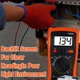 thumbnail image 2 of HLONK Digital Multimeter  Pocket Clamp Multimeters  Multi Tester Voltmeter Ammeter Ohmmeter AC/DC Ohm Volt Amp and Diode Voltage Electrical Tester Meter with Backlight LCD  Home Professio, 2 of 6