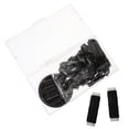 thumbnail image 1 of HAMPPLIES 1Set Hair Extensions Clip Set Black U Shape Snap Clips for Secure Wig Styling and Hair Accessories, 1 of 7
