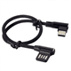 thumbnail image 2 of Cable de datos USB-C 3.1 Tipo-C a USB 2.0 en ángulo de 90 grados (izquierda/derecha) con funda para tableta y teléfono (15 cm), 2 of 6