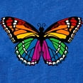 thumbnail image 2 of CafePress - Butterfly Rainbow2 - Cute Infant Baby Football Bodysuit, 2 of 3