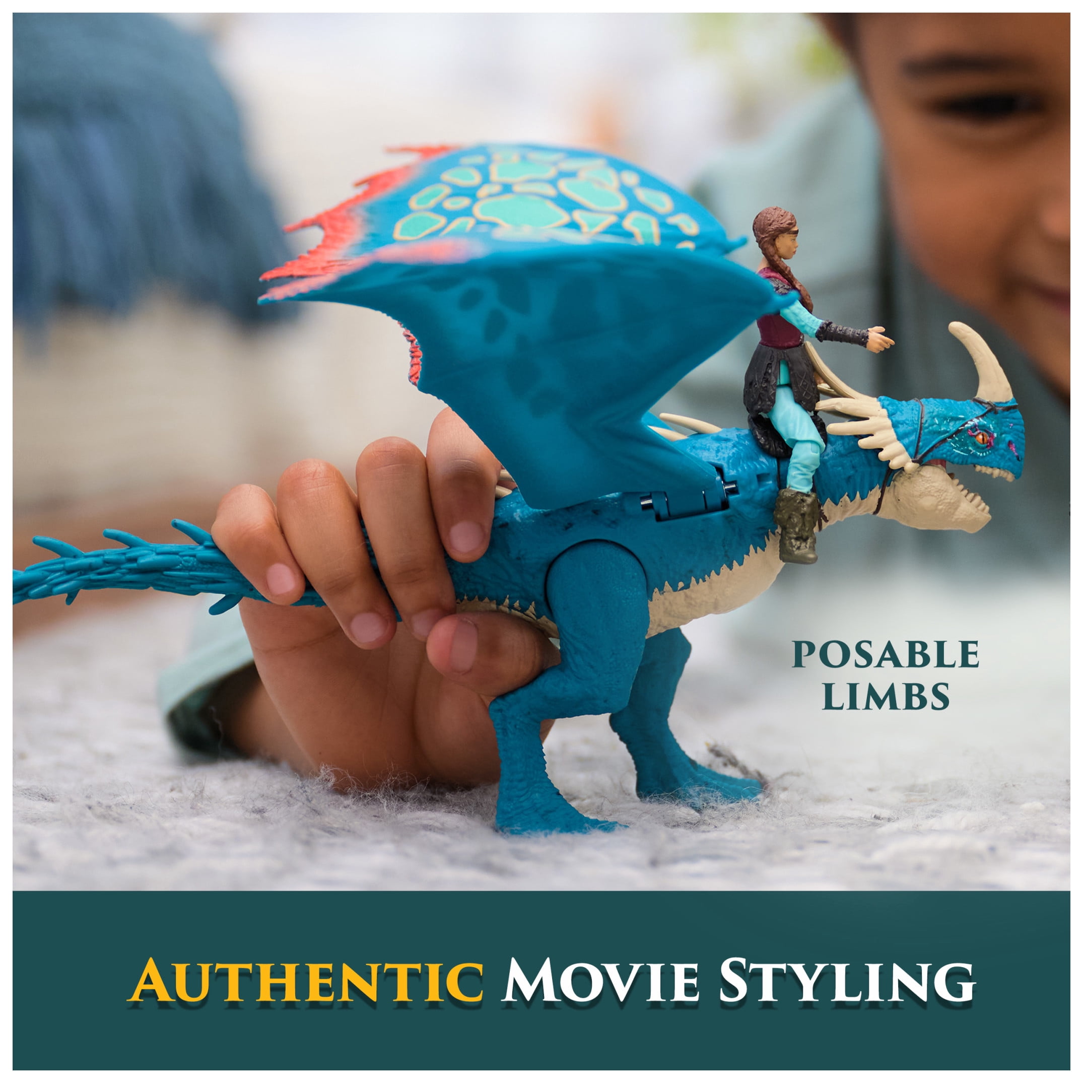 Dreamworks Dragons, How to Train Your Dragon, Deadly Nadder & Astrid, Viking Duo Action Figures, Ages 4+