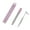 Purple, variant on YAHHU Collapsible Stainless Steel Drinking Straw, Reusable Metal Telescopic Travel Straw Set with Cleaning Brush and Portable Hard Case for Eco-Friendly Living, Purple (5.11 inches / 13 cm)