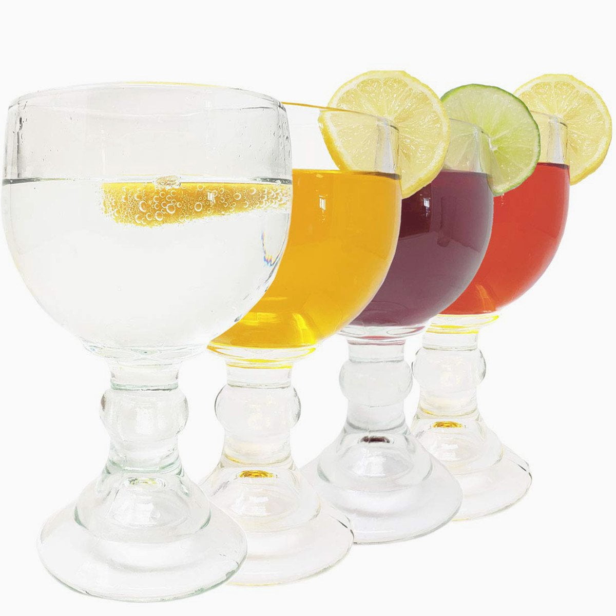 Schooner Style Beer & Shrimp Cocktail Glass 18 Oz Extra Large Crystal